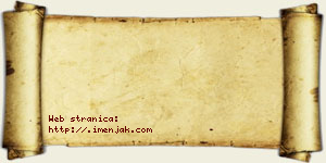 Olga Stijović vizit kartica